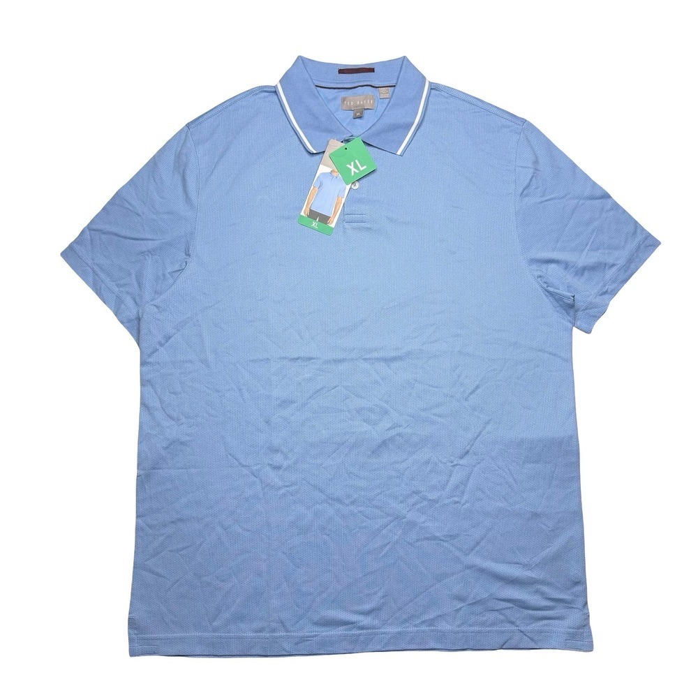 Men's Ted Baker light blue polo shirt NWT